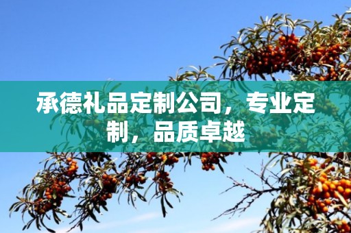承德礼品定制公司，专业定制，品质卓越