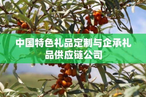 中国特色礼品定制与企承礼品供应链公司